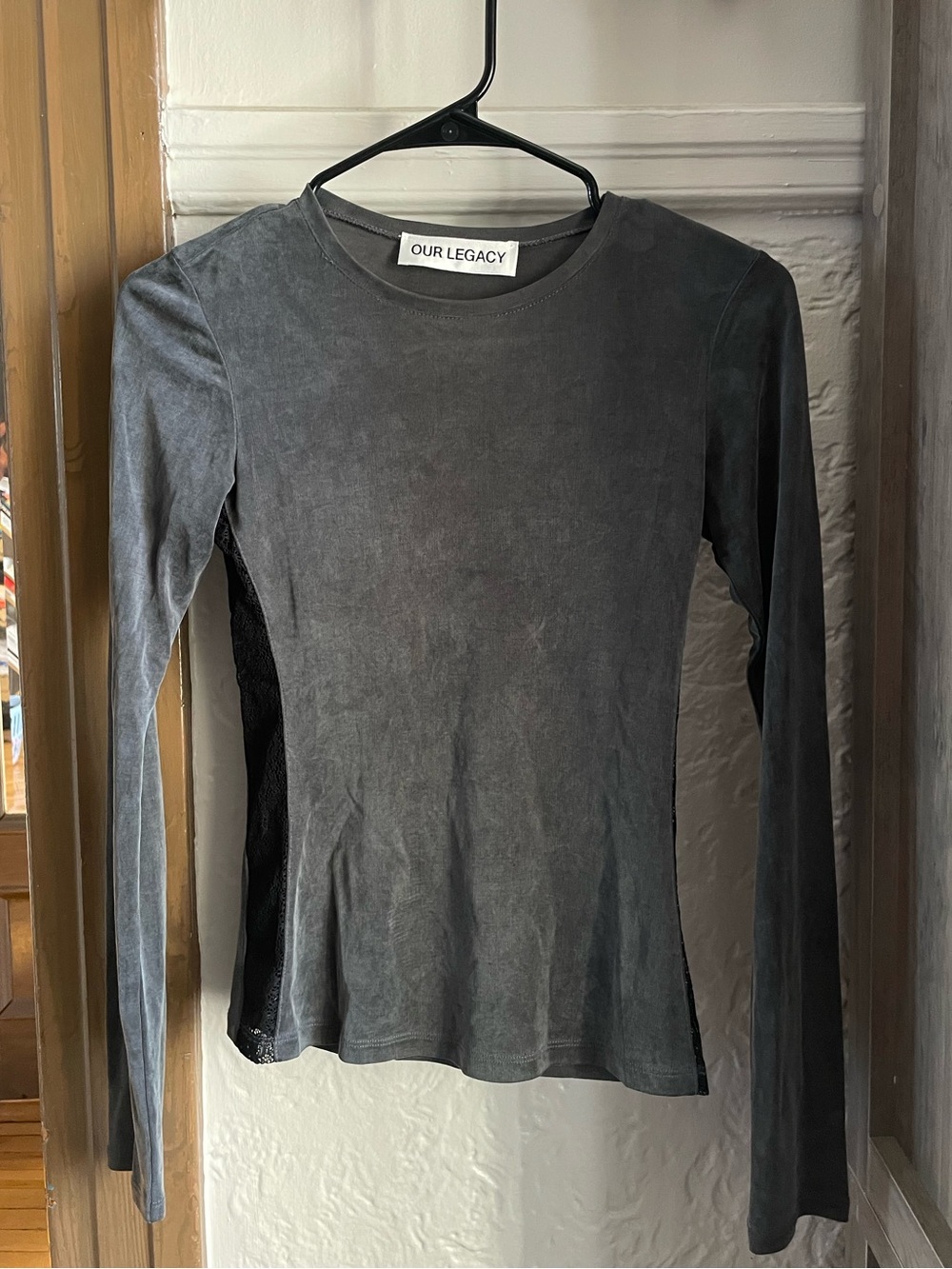 Our Legacy Women's Long Sleeve Top with lace on sides